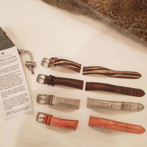 Michele Leather Watchbands